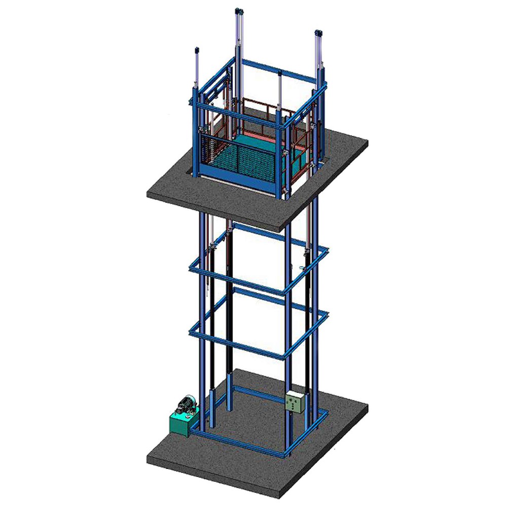 導軌液壓升降平臺